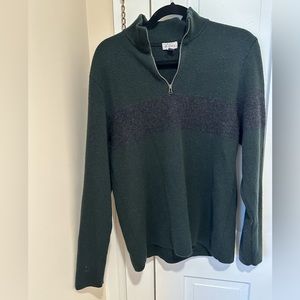 Ibex merino wool men’s medium 1/4 zip pullover